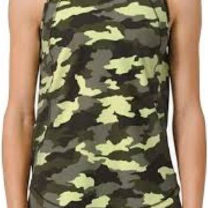 Lululemon | Women's Green Camo Sculpt Tank | Size: 10